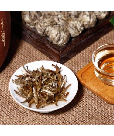Mini perle de dragon au th Pu-erh cru d'Argent BlancTh Yunnan Alimentation verte (8g) - Buy Online on GoSupps.com
