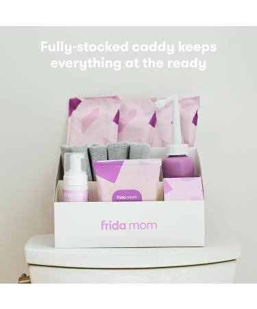 Frida Mom Postpartum Recovery Essentials Kit | 11pc Gift Set - Disposable Underwear Ice Maxi Pads Perineal Healing Foam & More - International Shipping Available - Buy Online on GoSupps.com