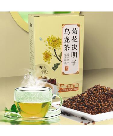 20 Units Traditional Chrysanthemum Cassia Seed Tea Herbal Tea Bags for Tea Lover - Buy Online on GoSupps.com
