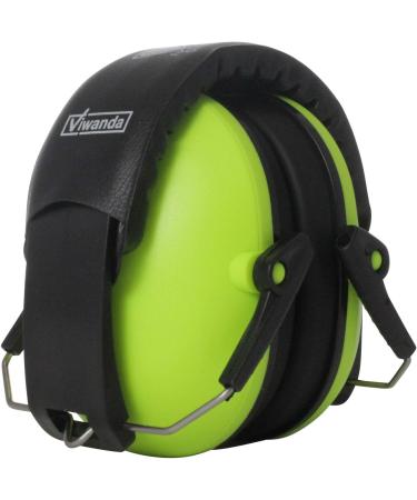 Viwanda Bon Ear Defenders Black - Children's Hearing Protection | Adjustable Headband - SNR 26dB | Lightweight for Teenagers & Adults - Lime Green - Buy Online on GoSupps.com