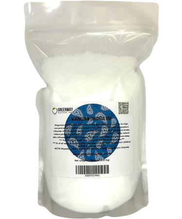 Magnesium Chloride USP (Pharmaceutical Grade) 100% Edible Cloruro de Magnesio 100% Comestible Greenway Biotech 2 Pounds - Buy Online on GoSupps.com