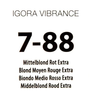 Schwarzkopf Igora Vibrance 7-88 Medium Blonde Red Extra - 1 Piece Pack | International Shipping Available - Buy Online on GoSupps.com