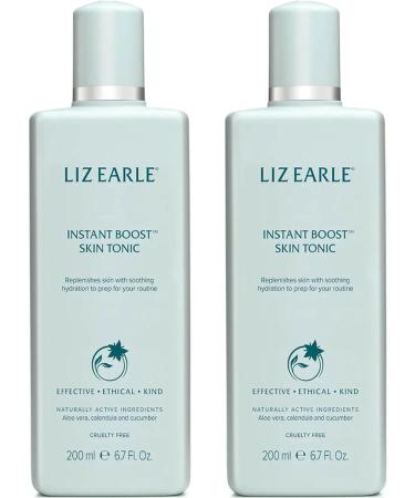 Liz Earle Instant Boost Skin Tonic 200ml Duo Aloe Vera 200 ml (Pack of 2) - Buy Online on GoSupps.com