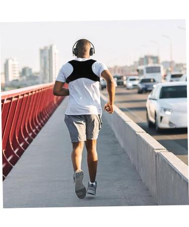 CHILDWEET Belt Brace Shoulder Rest Holder Support Belt Straightener Men Women Black Polyester - Buy Online on GoSupps.com