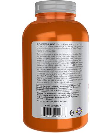 Now Foods Amino-9 Essentials Powder 11.64 oz - Premium Sports Amino Acids - Buy Online on GoSupps.com