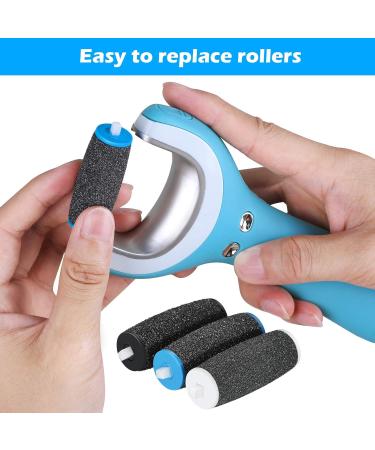 Jorest Replacement Rolls for Scholl Velvet Smooth - 5/10/20 Pieces Pedicure Set | 3 Roughness Types for Effective Corn & Callus Removal - Buy Online on GoSupps.com