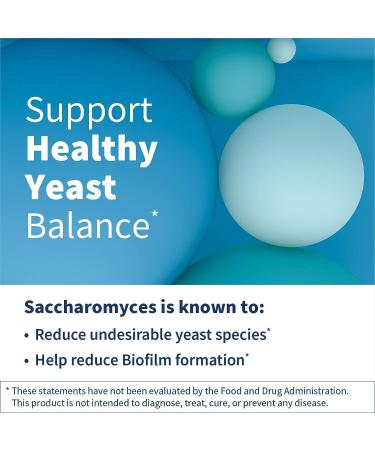 Klaire Labs Saccharomyces Boulardii Probiotic Supplement - 60 Capsules, Healthy Yeast Balance, Immune & Digestive Support, Acid Resistant, Shelf-Stable, Hypoallergenic, Dairy-Free - Buy Online on GoSupps.com