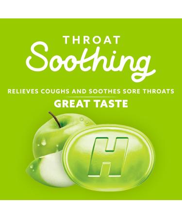 Halls Throat Soothing Green Apple Cough Drops Economy Pack 80 Drops - Buy Online on GoSupps.com