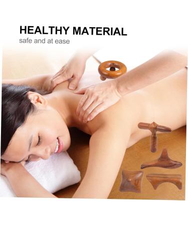 FOMIYES 10 STK Massage Device - Sandalwood Triangle Cushions Foot Massager & Neck Massager Scratch Board - Guasha & Spa Tool for Ultimate Relaxation - Buy Online on GoSupps.com