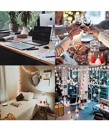 Strawberry Candle Gifts for Women - 9pcs Soy Aromatherapy Set | Cute Decorative Scented Candles for Birthdays & Christmas - Buy Online on GoSupps.com