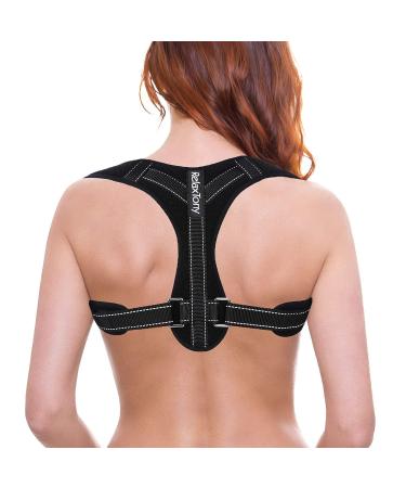Adjustable Posture Corrector - Effective Clavicle Neck & Back Support Brace for Men & Women - Comfortable Back Straightener & Spine Support - Buy Online on GoSupps.com