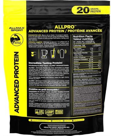 Allmax Sport Allpro Advanced Protein 100% Whey Protein (Vanilla 1.5 LB) Vanilla 1.5 LB - Buy Online on GoSupps.com
