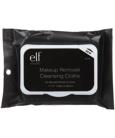 E.L.F. Makeup Remover Cleansing Cloths 20 Pre-Moistened Cloths