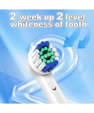 Replacement Toothbrush Heads for Oral B Braun - Soft Bristle Electric Toothbrush Heads (4PCS) - Small Medium Large Sizes - Gentle Cleaning - Buy Online on GoSupps.com