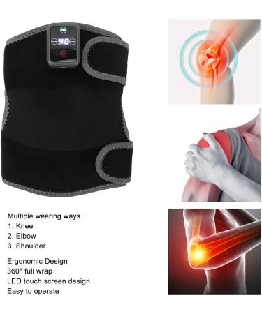 2-in-1 Heated Vibration Knee Massage Device | Global Shipping | Relieve Fatigue with Our Comfort Wrap - Buy Online on GoSupps.com