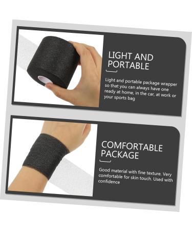 Healeved Sports Skin Membrane Black Tape - Self Adhesive Pre Wrap for Athletes | Elastic Sports Tape & Headbands | Convenient Wrap for Sporting Goods - Buy Online on GoSupps.com