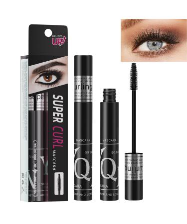 Black Waterproof Mascara HOUSN Fiber Mascara Volume Lengthening Mascara Extra Lash Mascara Black Waterproof, long-lasting, smudge-proof, voluminous and charming mascara