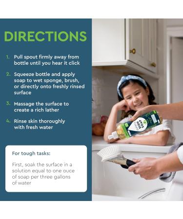 Puracy Green Tea & Lime Dish Soap - 16 Ounce (3-Pack) | Plant-Based & Sulfate-Free Dishwashing Detergent - Buy Online on GoSupps.com