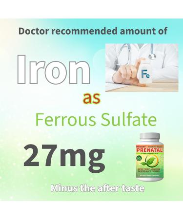 Prenatal Vitamins for Women | Postnatal | Vegan Halal Gelatin Free | with Folate Iron & Biotin | Supports Pregnancy Postpartum Energy & Hair Health 90 Capsules Unflavored 90 Count (Pack of 1) - Buy Online on GoSupps.com