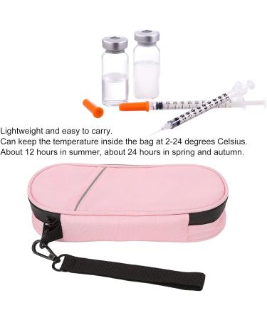 Insulin Cooler Bag - Diabetic Cooling Case for Travel - Pink - Buy Online on GoSupps.com