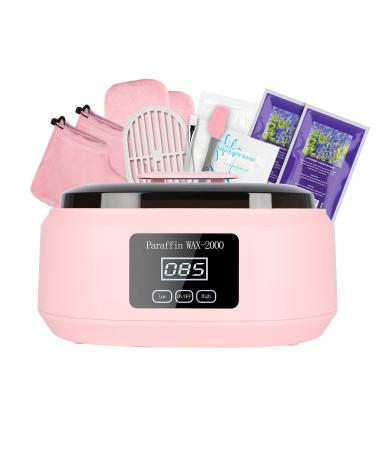 Forever speed paraffin bath for hands and feet set 3400ml Wachsbad Paraffinbad Set For dry rough hau with 900g paraffin wax temperature display 200W accessories great spa gift pink