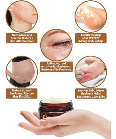 African Shea Butter Unrefined 100% Pure Raw 100g Shea Butter Moisturizing Face and Body for Dry Skin DIY Skin Care Butter - Buy Online on GoSupps.com