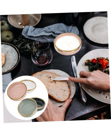 Ciieeo 4pcs Ceramic Saucer Dessert Trays Seasoning Dish Soy Sauce Dish Appetizer Plate Kitchen Supplies Sauce Plate Dipping Bowls Ceramic Serving Dishes Cake Plates Ceramics Nordic Sauces - Buy Online on GoSupps.com