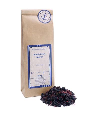 Sylter Teekontor Loose leaf fruit tea green red tea berries hibiscus currants elderberries carbonate fruit red tea 250g