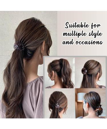 YEJAHY Bird Nest Hair Clips Set - Expandable Ponytail Holder Hair Accessories - Hair Claw Clamps Styling Tool for Women and Girls (4-Pack) - Buy Online on GoSupps.com