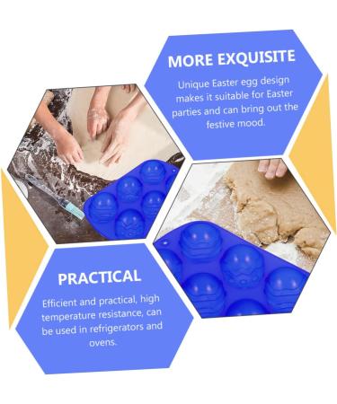 Alipis 2pcs Six Egg Mold Easter Egg Shapes Baking Mold Easter Egg Molds Silicone Egg Candle Mold Silicone Molds Gummy Mold Baking Pan Easter Silicone Mould Silica Gel Cake Chocolate Mold - Buy Online on GoSupps.com
