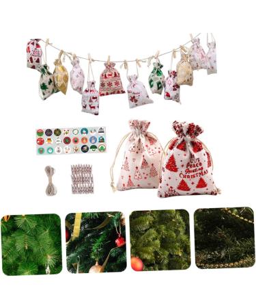 Anneome Portable Bags 1 Set Christmas Bag Candy Bags Storage Container Creative Candy Packing Bag Portable Burlap Bag - Buy Online on GoSupps.com