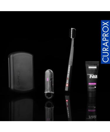 Curaprox Black Is White Travel Set - Premium Oral Care for Global Shippers - Buy Online on GoSupps.com