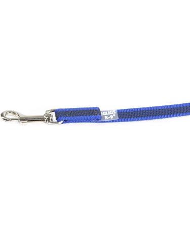 IDC Color & Gray Rubberized Leash - 14mm x 1.2m with Loop | Blue-Grey - Durable & Stylish Dog Leash for International Shipping - Buy Online on GoSupps.com