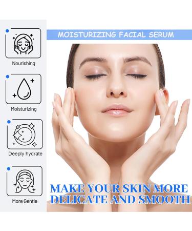 Hyaluronic Acid Serum for Face - Face Serum 50ml - Serum Hyaluronic Acid for Face to Plump and Smooth Skin Hydration Moisture with Vitamin B5 for All Skin Types - Buy Online on GoSupps.com
