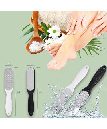 Feiccier Stainless Steel Double-Sided Foot Files - Professional Callus Remover for Cracked Heels, Corns, and Dead Skin - 2 Pcs Set - Buy Online on GoSupps.com