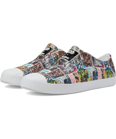 Native Shoes Jefferson Star Wars Print Sneakers - Women's 10/Men's 8 - Shell White/Comic Multi Print - Buy Online on GoSupps.com