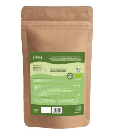 Organic Coconut Blossom Sugar 1kg - Vegan Gluten-Free Natural Sugar Replacement | Monte Nativo | Perfect for Baking | Certified Organic Coconut Sugar - Buy Online on GoSupps.com