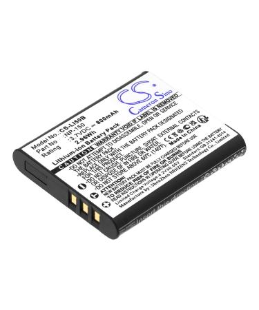 LI-50B 800mAh Battery Compatible with U1020 Stylus TOUGH-6000 SP-800 UZ u 760 U1010 u 1010 mju Tough-6020 Tough TG-620 SP-815UZ SP-800UZ Mju 760 u TOUGH-6020 SZ-14 TG-835 mju Tough-6000 3.7V