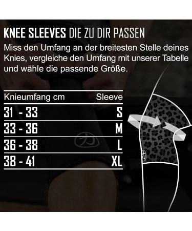 Strength Shop 7mm Neoprene Knee Band for Men & Women - Leopard | Tear-Resistant IPF Competition Knee Sleeves for Powerlifting & Strength Training - 1 Pair (L) - Buy Online on GoSupps.com