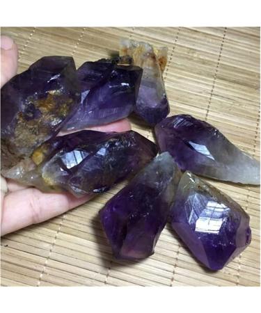 Amethyst Rough Stone The raw Specimen of Natural Amethyst Quartz Crystal tip Healed (Size : 100g) - Buy Online on GoSupps.com