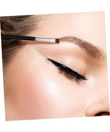 Baluue 6pcs Flat Eyebrow Brush Concealer Brush Eyeliner Brush Slanted Eye Lash Brush Black Artificial Fiber - Buy Online on GoSupps.com
