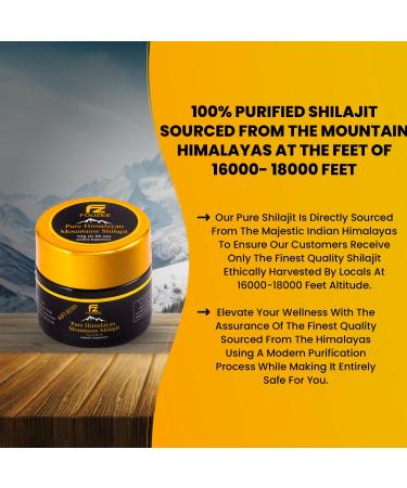 Pure Himalayan Shilajit Trace Mineral Supplement for Women & Men All Natural & Authentic Shilajit Resin in Amber Glass Bottle Fulvic Acid for Energy Boost & Immunity (10 Gram) 0.35 Ounce - Buy Online on GoSupps.com