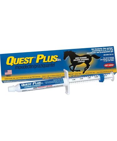 QUEST PLUS HORSE DEWORMER GEL - 0.40 OUNCE - Buy Online on GoSupps.com