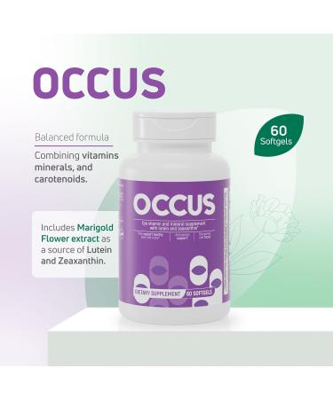 Nutra Nutrition Eye Vitamins with Lutein & Zeaxanthin Vision Support Supplement with Beta Carotene, Zinc & Vitamin A 60 Softgels - Buy Online on GoSupps.com