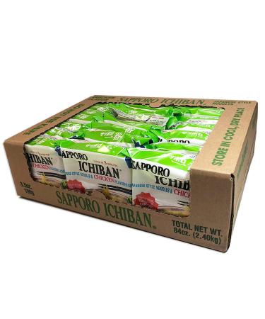 Sapporo Ichiban Chicken Ramen Noodles - No. 1 Tasting Japanese Instant Noodles | 24 Pack Case (3.5 Oz) - Buy Now! - Buy Online on GoSupps.com