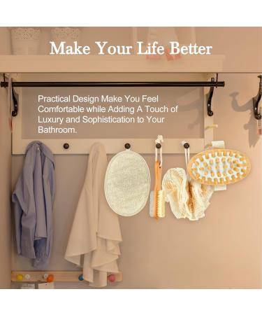 4 Pack Bath and Massage Set: Bristle Bath Brush, Foot Grinder, Loofah Towel, Bath Flower Massager - Buy Online on GoSupps.com