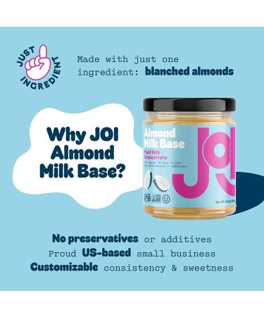 Almond Milk Unsweetened Concentrate by JOI - 27 Servings - Vegan  Kosher  Shelf-Stable  Keto-Friendly  & Gluten-Free - Use for Almond Milk Powder Substitute  Coffee Creamer  Add to Smoothies and Tea Almond 15 Ounce (Pack o - Buy Online on GoSupps.com