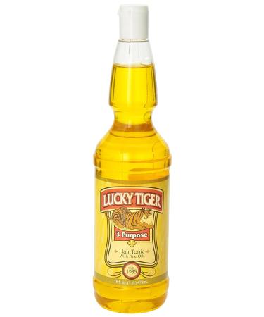 Lucky Tiger 3 Purpose Hair Tonic - 16oz - Strengthen, Nourish, and Style - Buy Online on GoSupps.com