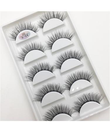 UAMOU 16 Style 10/50 Boxes 3D Mink Lashes Natural Cross False Eyelashes Long Messy Makeup Eye Lashes Faux Cils Maquillaje Cheerfully (Color : 5Pairs H 08 Size : 10Boxes 50Pairs) - Buy Online on GoSupps.com