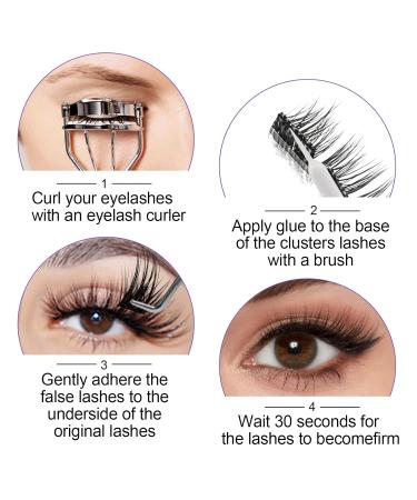 Premium Lash Glue - Fast Drying Clear Adhesive for Cluster & Strip Eyelash Extensions (5ML) - Strong Hold & Sensitive Formula - Buy Online on GoSupps.com